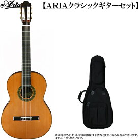 【ポイント10倍！4月29日まで】クラシックギター・セット ARIA アリア A-100C Classic Guitar/セダー単板トップ：2点セット 【送料無料】【smtb-KD】【RCP】：a100c-2p-p2