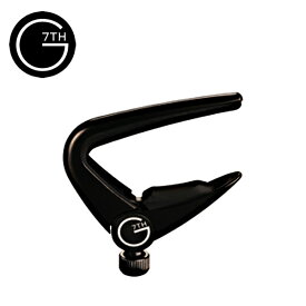 G7th ジーセブンス・ニューポート・カポタスト Newport Capo Black：ブラック 6弦アコースティックギター用 【送料無料】【smtb-KD】【RCP】：-p2