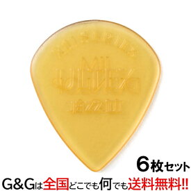 【クーポン先着50名まで5%OFF 15,000円以上で】【6枚セット】ジムダンロップ ギターピック ウルテックスジャズ3 ULTEX JAZZ 3 XL 427R138XL
