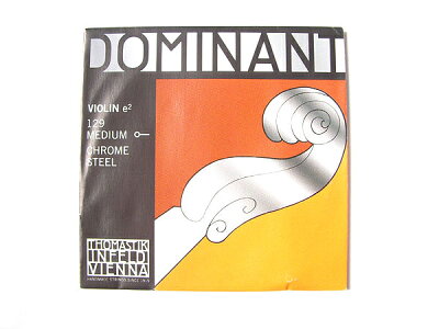 【バイオリン弦】Dominant/ドミナント E 129 クロムスチール・ボールエンド 1/2【送料無料】【smtb-KD】…