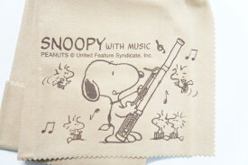 SNOOPY WITH MUSIC SCLOTH-FG:スヌーピーとファゴット柄 エグゼクティブ・ラグジュアリー・クロス 【送料無料】【smtb-KD】【RCP】：-p2