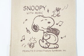 SNOOPY WITH MUSIC SCLOTH-HR:スヌーピーとホルン柄 エグゼクティブ・ラグジュアリー・クロス 【送料無料】【smtb-KD】【RCP】：-p2