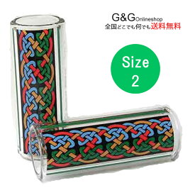 スライドバー ギタースライド ガラス製 ホールクリスタル HALL CRYSTAL Guitar Slide Reg Size 2 - Lurgan Celtic クリスタルスライドバー