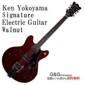 期間限定特価 横山健シグネチュアギター Solid Bond Ken Yokoyama Signature Electric Guitar Coursesetter Walnut w/Chrome Hardware SB-KY CSR-C WAL ソリッドボンド【RCP】:-p5