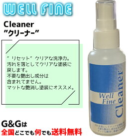 【ポイント10倍！4月29日まで】ウェルファイン クリーナー 汚れを落としてクリアな塗装に Well Fine Cleaner ギタークリーナー