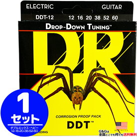 DR STRINGS エレキギター用弦 エレキ弦 DDT-12 DropDown Tuning XX-HEAVY 12-60 marason202201 spsl09