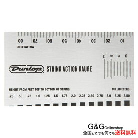 【今ならポイント10倍！】Jim Dunlop DGT04 System 65 String Action Gauge ジム ダンロップ ストリングアクションゲージ 弦高調整用ゲージ 定規