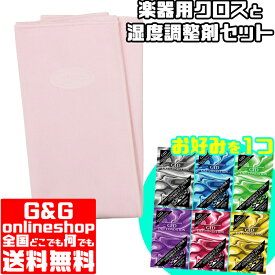 楽器用クロス×楽器用湿度調整材セット ARIA CC-500 PK pink ピンク GID DRY CONDITION ドライコンディション 楽器用お手入れグッズ marason202201