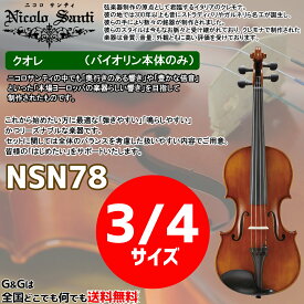 バイオリン3/4サイズ ニコロ・サンティ クオレ NSN78 Nicolo Santi Cuore