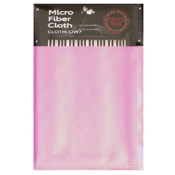 日本国内どこでも送料無料 ONE'S 特価 WAY ワンズウェイ マイクロファイバークロス CLOTH-OW7 PNK smtb-KD ピンク CLOTHOW7 直営店 Microfiber 送料無料 Cloth