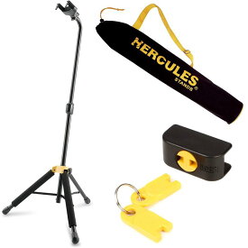 【ポイント5倍！夏季休業期間限定】HERCULES GS414B PLUS＋キャリングバッグ＋ロックシステムセット ハーキュレスギタースタンド＆GSB001+HA101