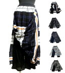 エスニックパンツ 2枚重ねスカート風パンツ エスニック衣料エスニックアジアンファッション