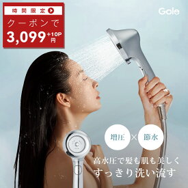 【新生活応援 限定★クーポンで3099円】GOLE シャワーヘッド 水圧強い 高水圧 シャワー 節水 ファインバブル シャワーヘッド増圧 保温 保湿 高洗浄力 水漏れ防止 しゃわーへっど 水圧アップ 取り付け簡単 低水圧対応 新生活 ギフト プレゼント 引っ越し祝い
