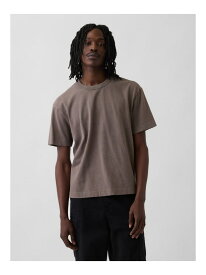 (U)ヘビーウェイト クロップドTシャツ (ユニセックス) GAP ギャップ トップス カットソー・Tシャツ カーキグリーン ブルー ブラウン グレー イエロー ベージュ ブラック レッド ホワイト ネイビー パープル グリーン【送料無料】[Rakuten Fashion]