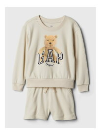 【SALE／57%OFF】(K)ブラナンベア GAPアーチロゴ スウェットセット (幼児) GAP ギャップ トップス スウェット・トレーナー ベージュ ネイビー【RBA_E】[Rakuten Fashion]