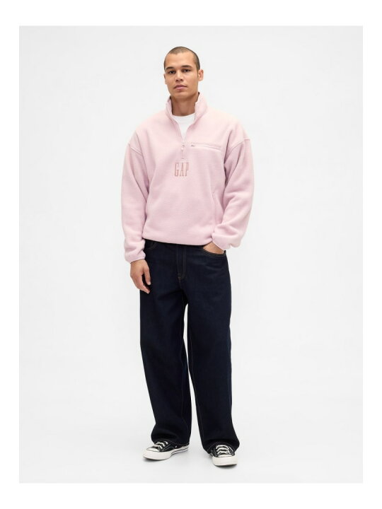 楽天市場】【SALE／76%OFF】(U)ボア オーバーサイズ ハーフジップ GAP 