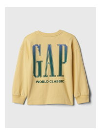 【SALE／63%OFF】(K)GapロゴグラフィックTシャツ (幼児) GAP ギャップ トップス カットソー・Tシャツ ホワイト ネイビー イエロー カーキ【RBA_E】[Rakuten Fashion]