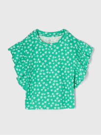 (K)babyGap クリンクル ガーゼ トップス GAP ギャップ トップス カットソー・Tシャツ ブルー グリーン[Rakuten Fashion]