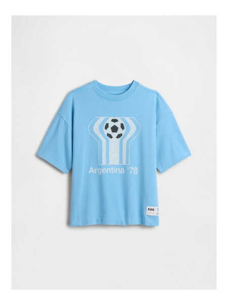 【SALE／54%OFF】(K)FIFA WORLD CUP(TM) グラフィックTシャツ (キッズ) GAP ギャップ トップス カットソー・Tシャツ ブルー グレー ネイビー イエロー ホワイト【RBA_E】[Rakuten Fashion]
