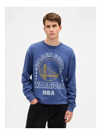 (U)NBA ゴールデンステイト ウォリアーズ クロップドグラフィックTシャツ GAP ギャップ トップス カットソー・Tシャツ ブルー【送料無料】[Rakuten Fashion]