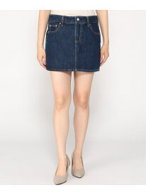 (W)デニム ミニスカート GAP ギャップ スカート ミニスカート ネイビー【送料無料】[Rakuten Fashion]