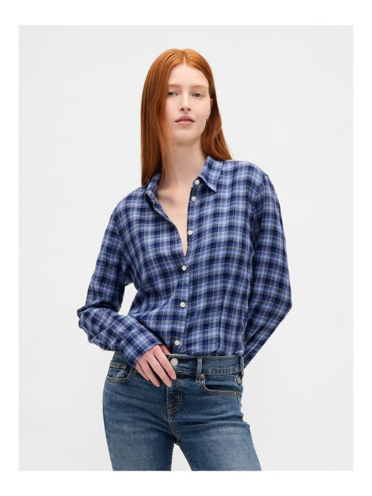 楽天市場】【SALE／62%OFF】(W)フランネル フィット プレイドシャツ 