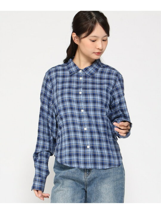 楽天市場】【SALE／62%OFF】(W)フランネル フィット プレイドシャツ 
