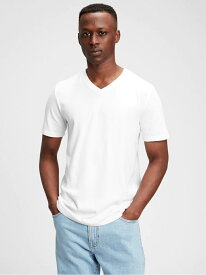 【SALE／40%OFF】(M)スタンダードVネックTシャツ GAP ギャップ トップス カットソー・Tシャツ ホワイト ネイビー ブラック【RBA_E】[Rakuten Fashion]