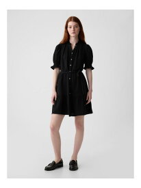 【SALE／40%OFF】(W)クリンクルガーゼ ミニワンピース GAP ギャップ ワンピース・ドレス ワンピース ブラック ホワイト【RBA_E】【送料無料】[Rakuten Fashion]