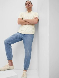 【SALE／34%OFF】(M)ウォッシュウェル デニムジョガーパンツ （ウォッシュ加工） GAP ギャップ パンツ ジーンズ・デニムパンツ ブルー【RBA_E】【送料無料】[Rakuten Fashion]