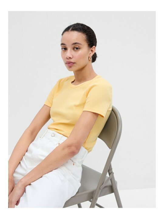 楽天市場】【SALE／73%OFF】(W)リブtシャツ GAP ギャップ トップス 