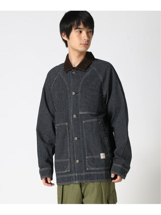 楽天市場】【SALE／54%OFF】(M)デニム ストライプ チョアジャケット 