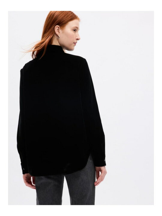 楽天市場】【SALE／90%OFF】(W)ベルベット ボーイフレンドシャツ GAP 