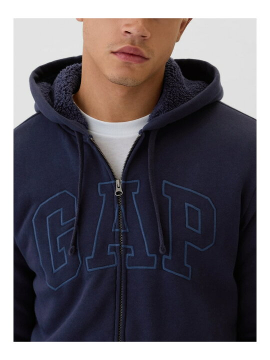 楽天市場】【SALE／69%OFF】(U)GAPロゴ 裏ボア ジップアップパーカー 