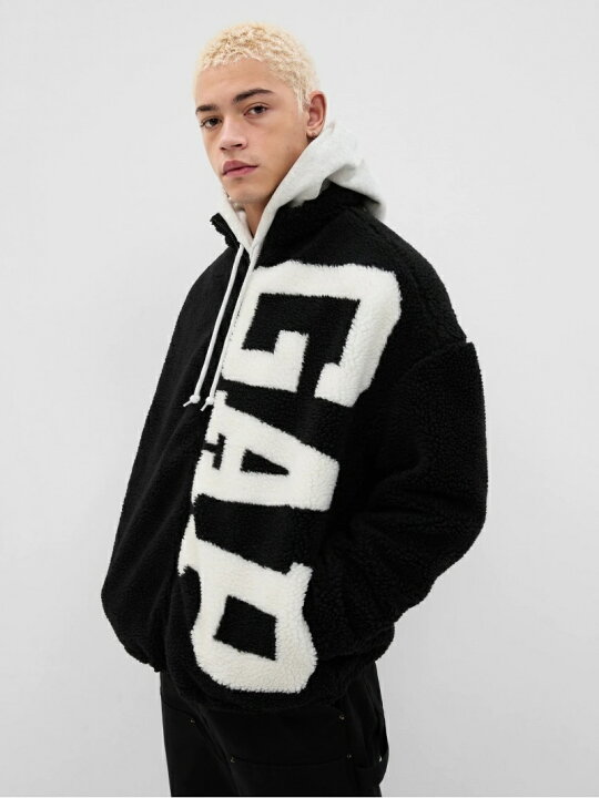楽天市場】【SALE／53%OFF】Gapロゴ ボアジャケット(ユニセックス) GAP 