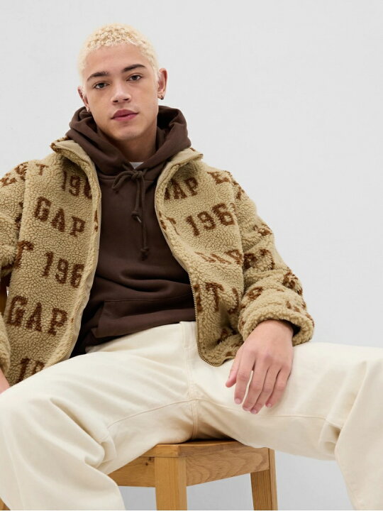 楽天市場】【SALE／53%OFF】Gapロゴ ボアジャケット(ユニセックス) GAP 