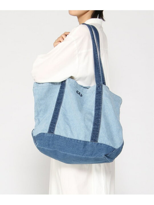 楽天市場】【SALE／49%OFF】(U)GAPロゴ デニム トートバッグ GAP 
