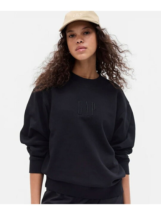 gap トレーナー レディース GAPレディース ミニロゴ ハーフジップ 