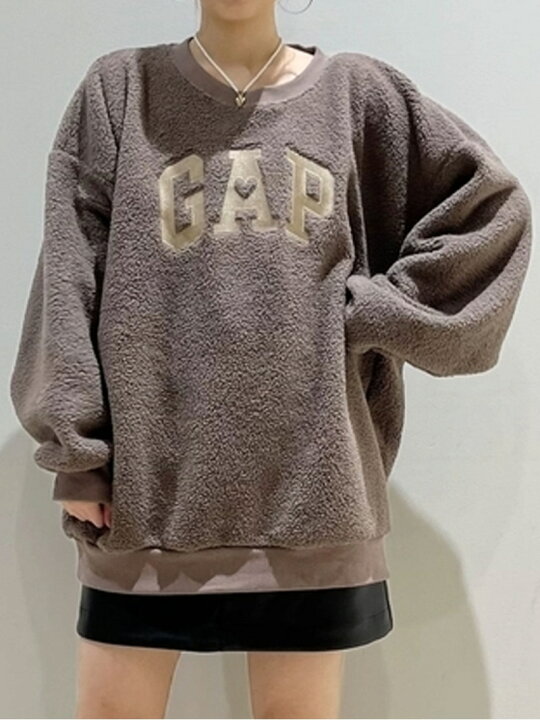 楽天市場】【SALE／80%OFF】(W)オーバーサイズ ボア ハート GAPロゴ 