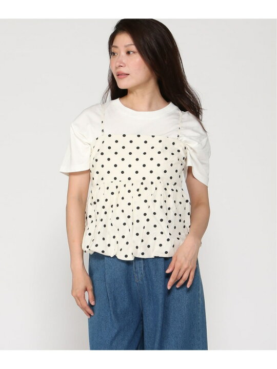 楽天市場】【SALE／55%OFF】(W)ポプリン バブル クロップド トップス 
