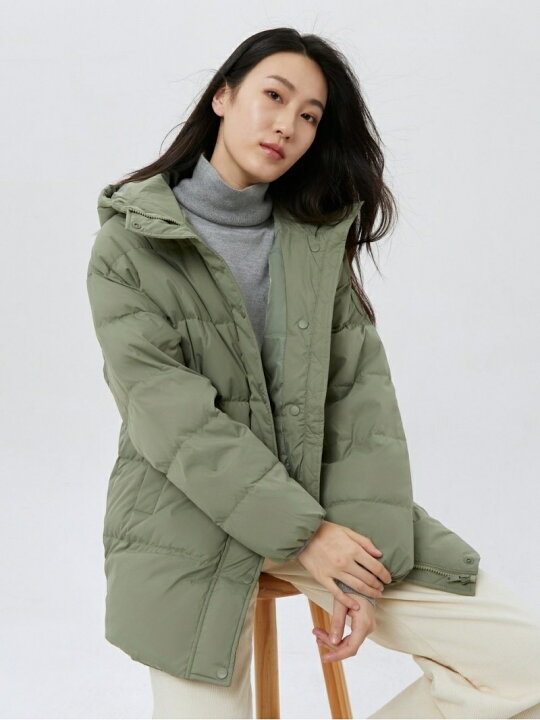 楽天市場】【SALE／78%OFF】ヘビーウェイト フード付き ミッドダウン 