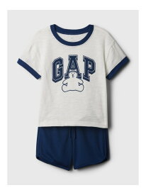 【SALE／40%OFF】(K)babyGap ブラナン フェイバリット GAPロゴ セットアップ GAP ギャップ トップス カットソー・Tシャツ ホワイト【RBA_E】[Rakuten Fashion]