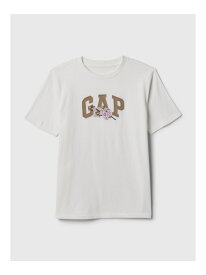 【SALE／55%OFF】(K)GAPアーチロゴ Tシャツ (キッズ) GAP ギャップ トップス カットソー・Tシャツ ホワイト【RBA_E】[Rakuten Fashion]