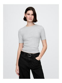 【SALE／40%OFF】(W)モダン クルーネックTシャツ GAP ギャップ トップス カットソー・Tシャツ ネイビー ホワイト ブラック グレー【RBA_E】[Rakuten Fashion]