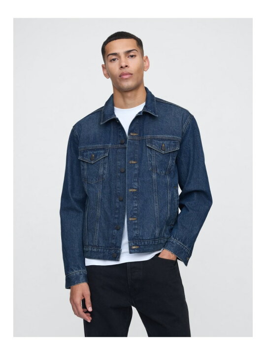 楽天市場】(M)アイコン デニムジャケット GAP ギャップ ジャケット 