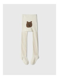(K)ブラナンベア タイツ (幼児) GAP ギャップ マタニティウェア・ベビー用品 ベビータイツ ホワイト グレー[Rakuten Fashion]