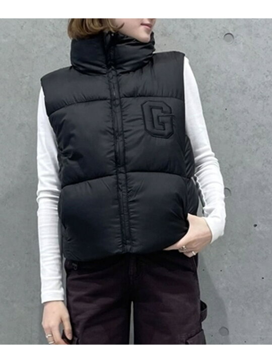 GAPダウンベスト 黒色 GAP(ギャップ) / ダウンベスト/XS/ナイロン 