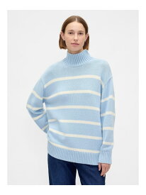 (W)コットン100% オーバーサイズ モックネックセーター GAP ギャップ トップス ニット イエロー ベージュ ブルー ピンク【送料無料】[Rakuten Fashion]