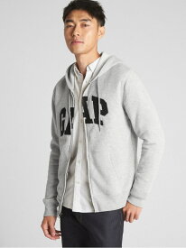 【SALE／34%OFF】(U)GAPロゴ フルジップパーカー(ユニセックス) GAP ギャップ トップス パーカー・フーディー グレー【RBA_E】【送料無料】[Rakuten Fashion]