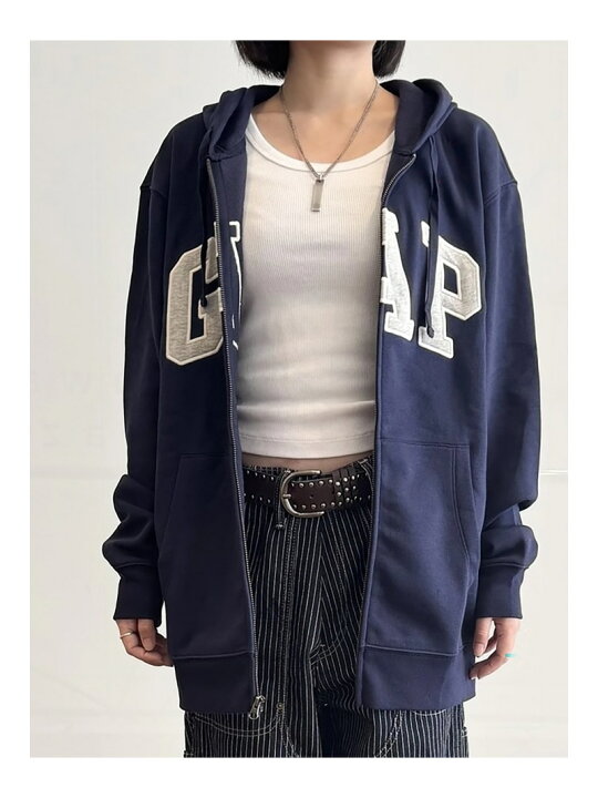 楽天市場】(U)GAPロゴ フルジップパーカー(ユニセックス) GAP ギャップ 